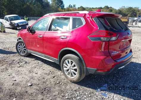 2017 Nissan Rogue Sv z USA, uszkodzony, nr VIN JN8AT2MT7HW393925